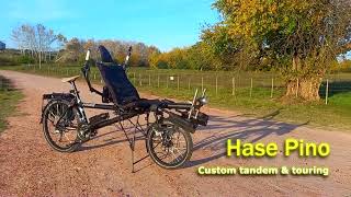 Hase Pino Touring tandem amp recumbent bike cicloturismo Uruguay [upl. by Castillo]