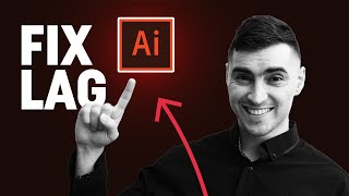 How to FIX LAG in Adobe Illustrator [upl. by Nibuz56]