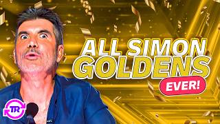 EVERY Simon Cowell GOLDEN BUZZER on AGT from 20162024 [upl. by Attehcram]