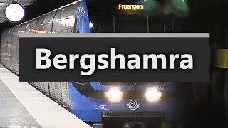 Bergshamra Station på Stockholms Tunnelbana [upl. by Leonanie766]