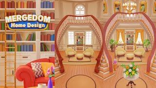 Mergedom Home Design entertaining gameplay [upl. by Ebba]