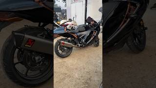 Hayabusa Gen 3 Akrapovic exhaust🔥 fkrider hayabusa akrapovic superbike shorts viral ytshorts [upl. by Nhguaval]