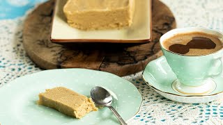 A Delicious Vegan Dessert with 4 ingredients Tahini Halva [upl. by Nuahsed]