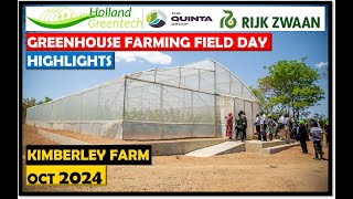 Holland Greentech Zambia Greenhouse Farming Field Day  Kimberley Farm  2024 Oct  Highlights [upl. by Yecats]