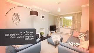 House for sale in Blandford Forum Salisbury Cres £299950 [upl. by Enimasaj152]