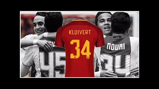 Justin Kluivert trägt bei AS Rom Trikotnummer von Abdelhak Nouri [upl. by Ahsyat]