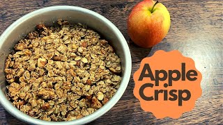 Healthy Apple Crisp with oats and nuts [upl. by Carlos]