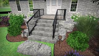 North Gower Front Yard 3D Design [upl. by Boyd]