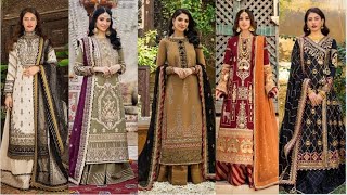 Buy EMBORIDERED LAWN DRESSES Ft IQRA AZIZ SYRA YOUSAF amp RAMSHA KHAN ONLINE Price mention trending [upl. by Marcille]