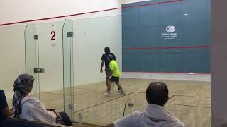 Masters Squash friendly tournament  Glass wall [upl. by Nnoryt]