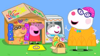 Building A Cardboard House 📦  Peppa Pig Official Full Episodes [upl. by Stu]