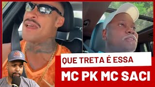 MC PK E MC SACI SE ENCONTRAM PARA RESOLVER TRETA SOBE MUSICA DE BIA MIRANDA [upl. by Saleem]