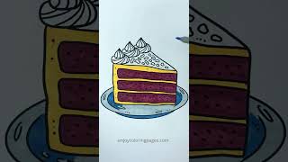 Free printable coloring pages link in Bio 👆⬆️ drawing coloring art asmr satisfying relaxing [upl. by Bilski]