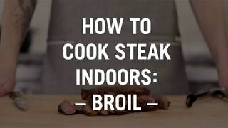 Cooking Steak Indoors How to Broil a Steak in the Oven  Omaha Steaks [upl. by Eelibuj]