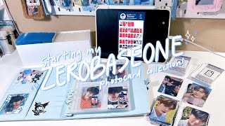 starting my zerobaseone photocard collection ✿ a5 binder setup storing  sleeving photocards [upl. by Ayimat]