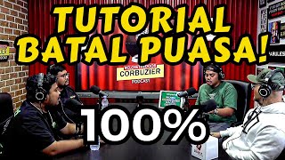 TUTORIAL BATALIN PUASA 🤣💯  RIGEN GJLS Deddy Corbuzier Podcast ❌ [upl. by Odanref]