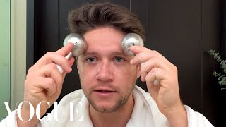 Niall Horans 22Step Skin and Hair Routine  Beauty Secrets  Vogue [upl. by Niggem255]