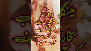 Bukhari Sharif Ki Last Hadith Maulana Dr Manzoor Ahmed Mengal [upl. by Eberly]