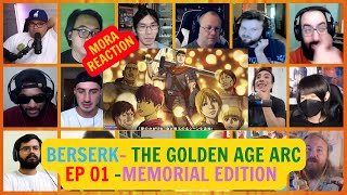 Berserk The Golden Age Arc  Memorial Edition Ep 01 Reaction Mashup [upl. by Chapen]