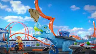 Hot Wheels® City TRex Chomp Down™ playset  AD [upl. by Annmarie539]