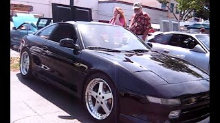 TurboVids  Auto  MR2 Show with crazy Ferrari F40 style engine cover [upl. by Noli]