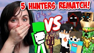 Dream VS 5 Hunters REMATCH  Dream Reaction Series [upl. by Eisler813]