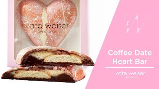 Making Coffee Date Heart Bar at Kate Weiser Chocolate [upl. by Ragucci]