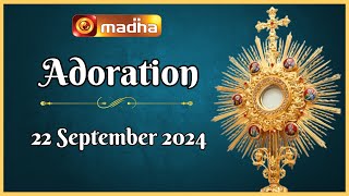 🔴 LIVE 22 September 2024 Adoration 1100 AM  Madha TV [upl. by Burrow]