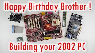 Building a Retro Gaming PC 2002 with Athlon XP and GeForce4 [upl. by Vowel]