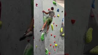 Coordination V56 with burly compression bouldering climbinggym [upl. by Odlavso]