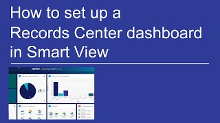 How to set up the Records Center in Smart View  OpenText Content Suite Platform [upl. by Ahseeyt]