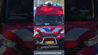 WO 133111 Brandweer Amsterdam kazerne Nico naar een zoekactie op het water in Oostzaan feuerwehr [upl. by Haneehs]