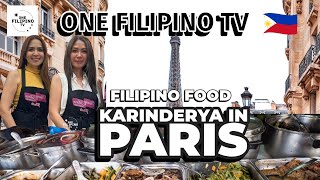 KARINDERYA IN PARIS  ONE FILIPINO TV filipinofood [upl. by Selassie868]