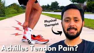 Beat Achilles Tendinitis 3 SIMPLE Physical Therapy Exercises [upl. by Phelgon]