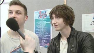 Arctic Monkeys chat to Huw Stephens at Radio 1s Big Weekend 2011 [upl. by Aramenta42]