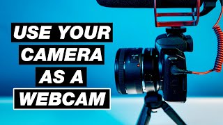 🔴 How to Use Your DSLR as a WEBCAM Canon EOS Webcam Utility Free Software [upl. by Pouncey139]