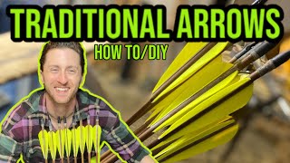 UNLOCKING the SECRETS of Traditional Arrow Making You WANT to HUNT with THESE ARROWS [upl. by Parthenia712]