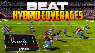 MASTERCLASS 3 Key Tips To Attacking Hybrid Coverages in Madden 24 [upl. by Elledoj]