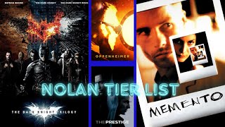 Christopher Nolan Movie Tier List [upl. by Parthenia]