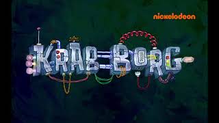 SpongeBob  Krab Borg title card Romanian [upl. by Ellezig343]