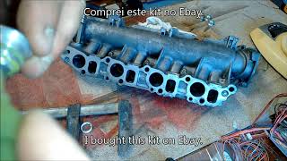 Vauxhall Vectra z19dth inlet manifold removal and Swirl Flap Removal [upl. by Kuth]