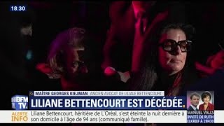 Mort de Liliane Bettencourt quotOn a gâché les dernières années de sa viequot pour son ancien avocat [upl. by Wandis241]