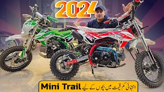 Mini Trail Bike For Kids 100cc 2024 Model Full Review And Price In Pakistan [upl. by Toolis]