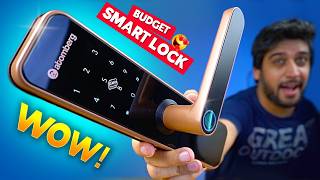 Best Budget Smart Door Lock Under ₹10000 ⚡️ Atomberg Azhero Review [upl. by Maiocco]