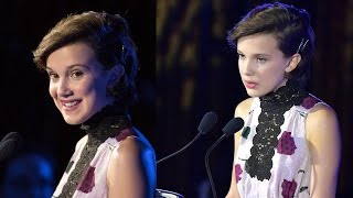 Millie Bobby Brown hosting UNICEF 70th Anniversary Special Event [upl. by Kenweigh245]