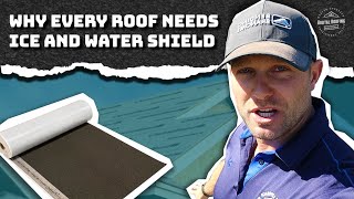 Why Every Roof Needs Ice And Water Shield  Peel and Stick Underlayment [upl. by Kane]