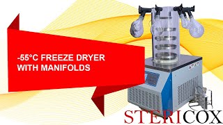 55°C Freeze Dryer With Manifolds Demonstration India [upl. by Einohtna]