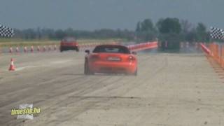 Dodge Viper almost crash on drag strip [upl. by Nawtna428]