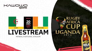 LIVE ALGERIA VS COTE D’IVOIRE  2024 MEN’S RUGBY AFRICA CUP [upl. by Retxed737]