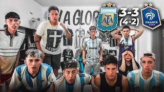 REACCIÓN ARGENTINA VS FRANCIA  LAGLORIOSA  ARGENTINA CAMPEON QATAR 2022 [upl. by Ahdar]